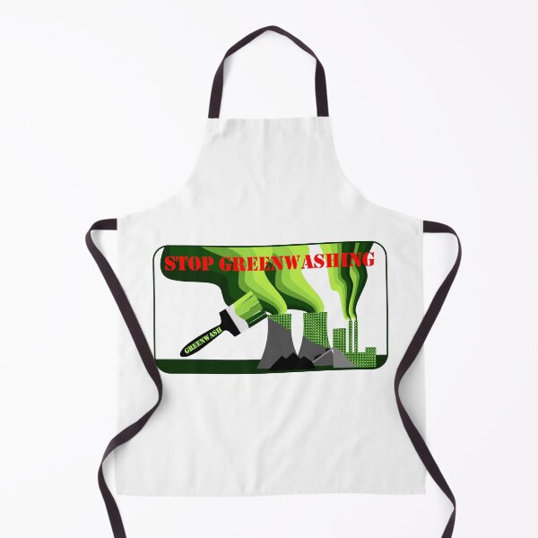 Item preview, Stop Greenwashing, power station being greenwashed designed and sold by Hollyharry.