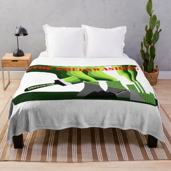 Item preview, Stop Greenwashing, power station being greenwashed designed and sold by Hollyharry.