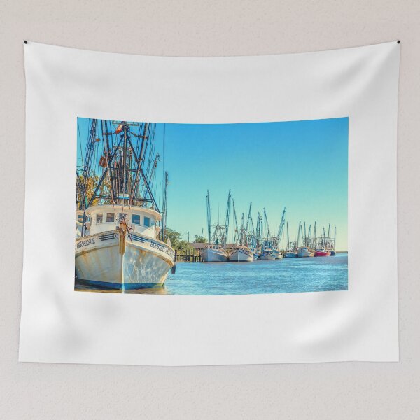 Item preview, Darien Shrimp Boats designed and sold by GestaltImagery.