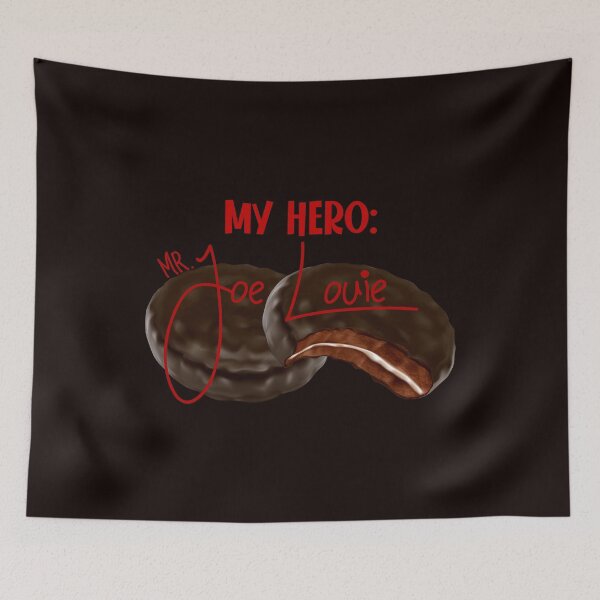 Item preview, My Hero: Mr. Joe Louie - Dark Brown Background designed and sold by PawsitiveMum.