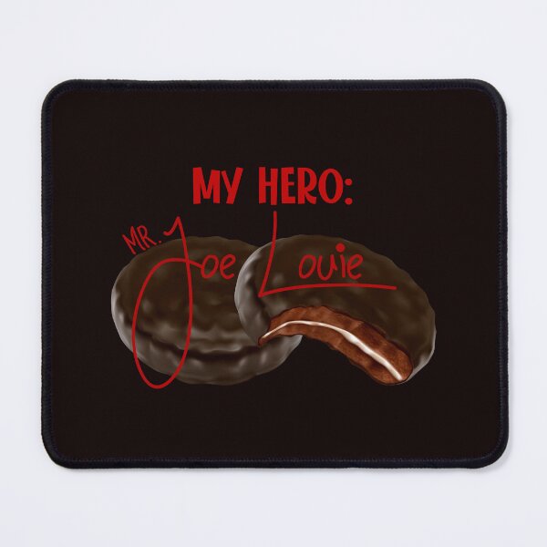 Item preview, My Hero: Mr. Joe Louie - Dark Brown Background designed and sold by PawsitiveMum.