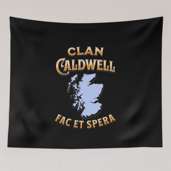 Item preview, Clan Caldwell Motto Scottish Crest designed and sold by BagTown Clans.