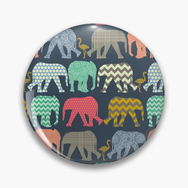 Item preview, baby elephants and flamingos designed and sold by scrummy.