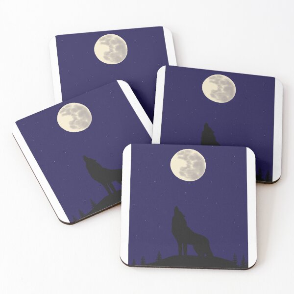 Item preview, Wolf Howling at Moon  designed and sold by Jayem Art.