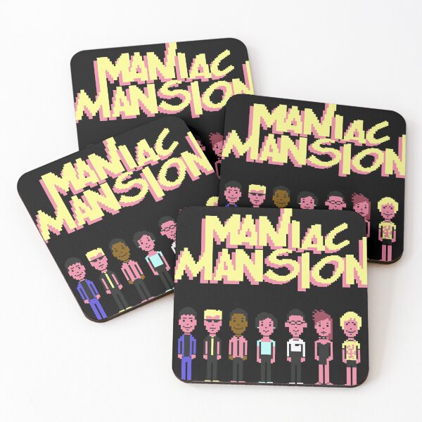 Item preview, Maniac Mansion C64 crew with title T-Shirt designed and sold by BravadoF620.