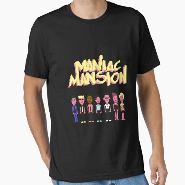 Item preview, Maniac Mansion C64 crew with title T-Shirt designed and sold by BravadoF620.