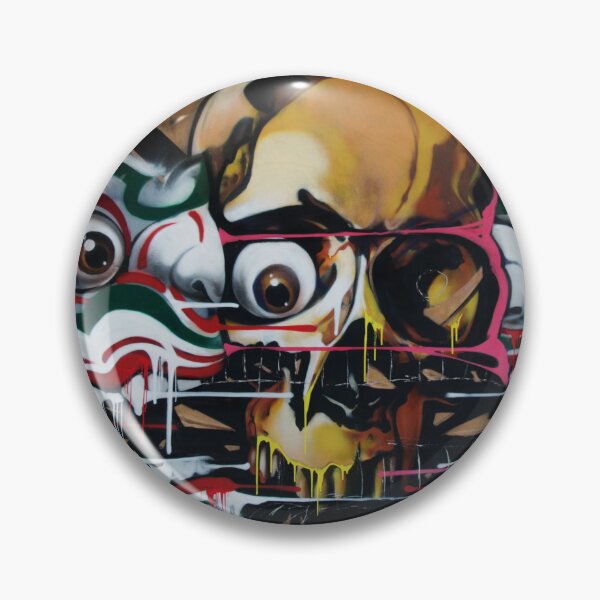 Item preview, Bangkok Skull Graffiti Street Art Style designed and sold by Nola Lee Kelsey.