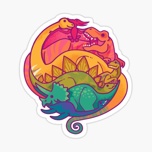 Item preview, Dino Rainbow designed and sold by Wayne Minnis.