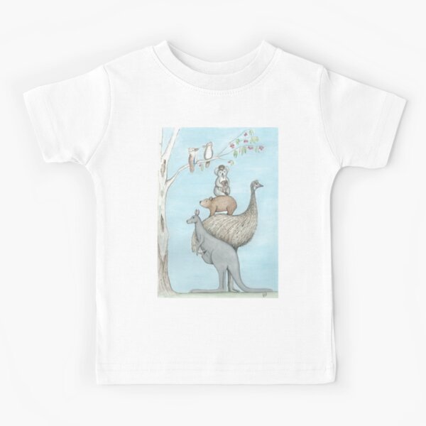 Australian Native Animal Stack Kids T-Shirt