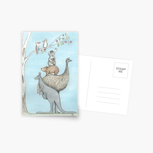 Item preview, Australian Native Animal Stack designed and sold by squidinkart.