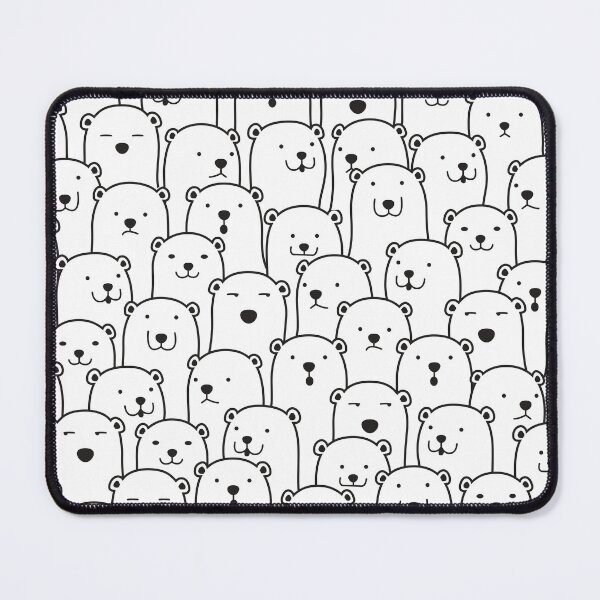 Item preview, Cute Bear (white) designed and sold by kims-club.