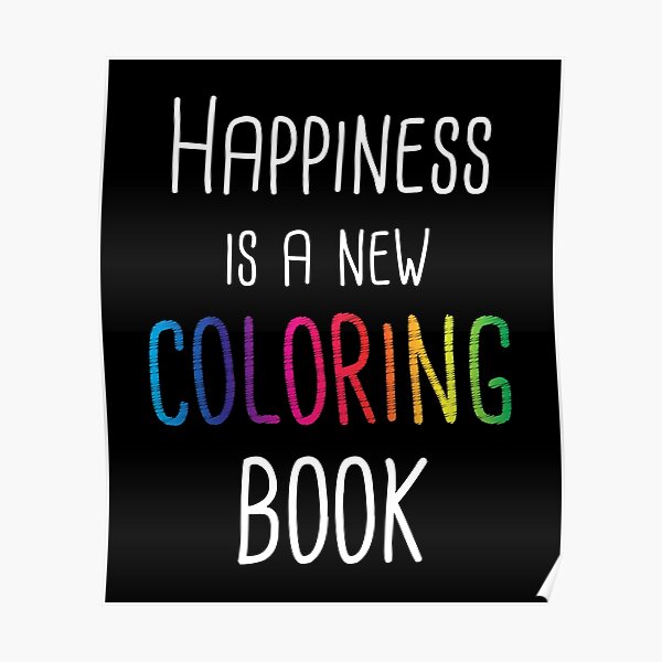 Download Coloring Book Posters Redbubble