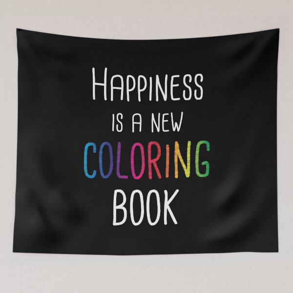 Item preview, Happiness Is A New Coloring Book designed and sold by MoonPuree.