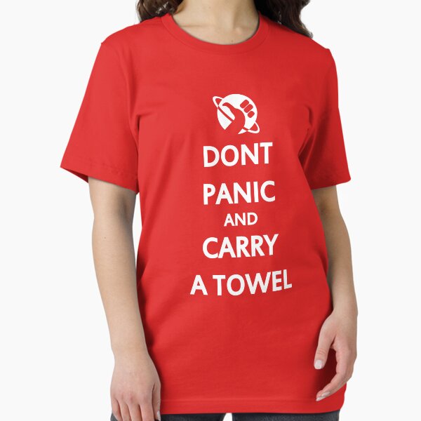 Don't Panic and Carry a Towel Essential T-Shirt