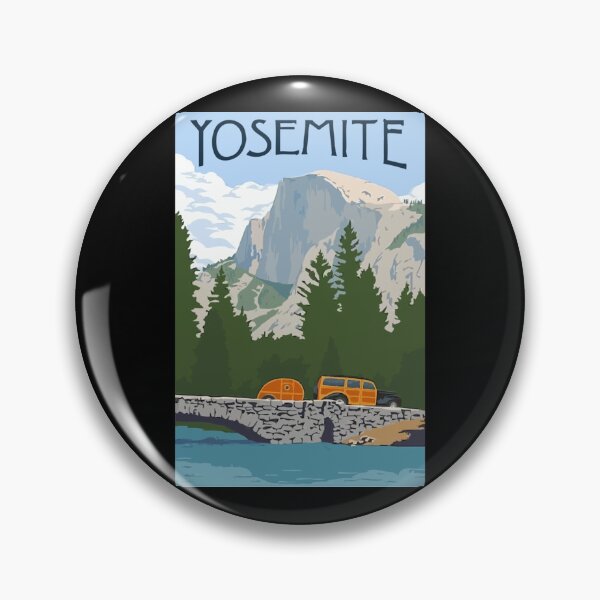 Item preview, VIntage Yosemite Merced River Travel Classic designed and sold by peddernnhe.