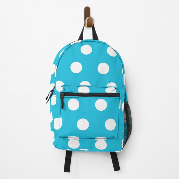Item preview, Classic Polka Dot Pattern_Medium Cyan Blue designed and sold by mimihuang creations.