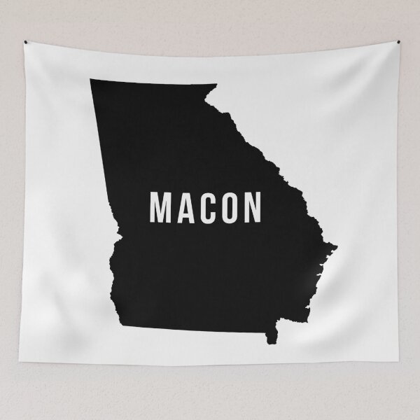 Item preview, Macon, Georgia State Silhouette designed and sold by CartoCreative.