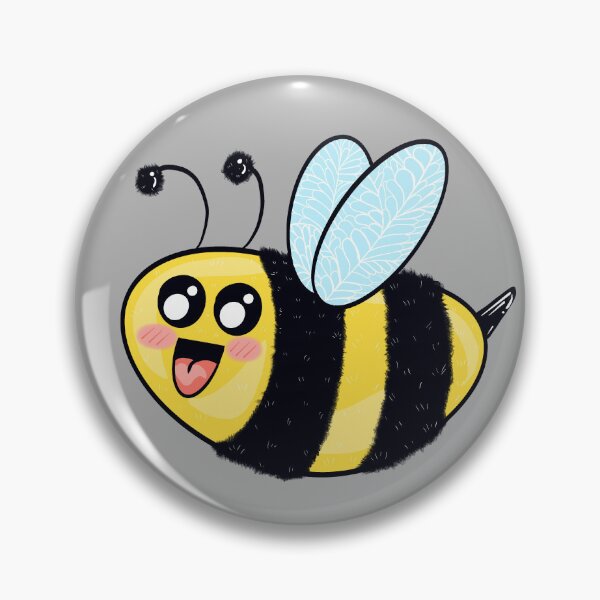 Item preview, Happy Fuzzy Bee With Gray  designed and sold by missmann.