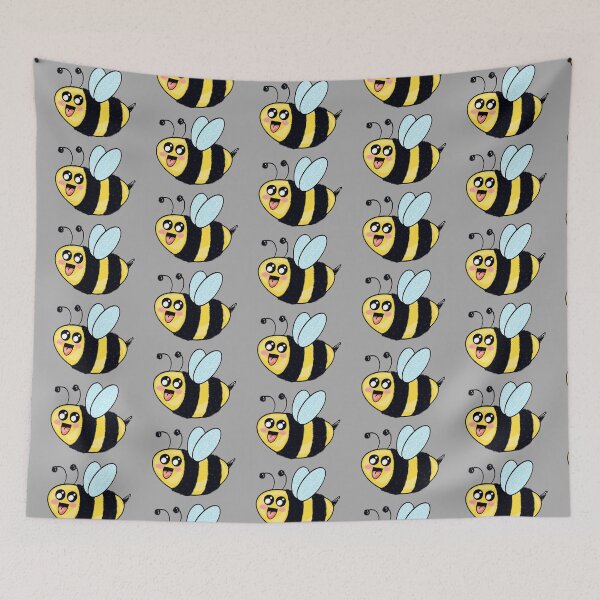 Item preview, Happy Fuzzy Bee With Gray  designed and sold by missmann.