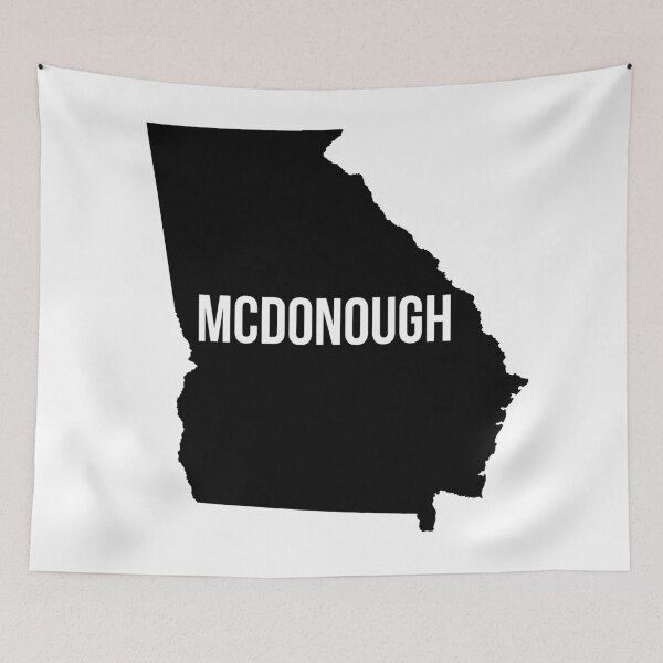 Item preview, McDonough, Georgia State Silhouette designed and sold by CartoCreative.