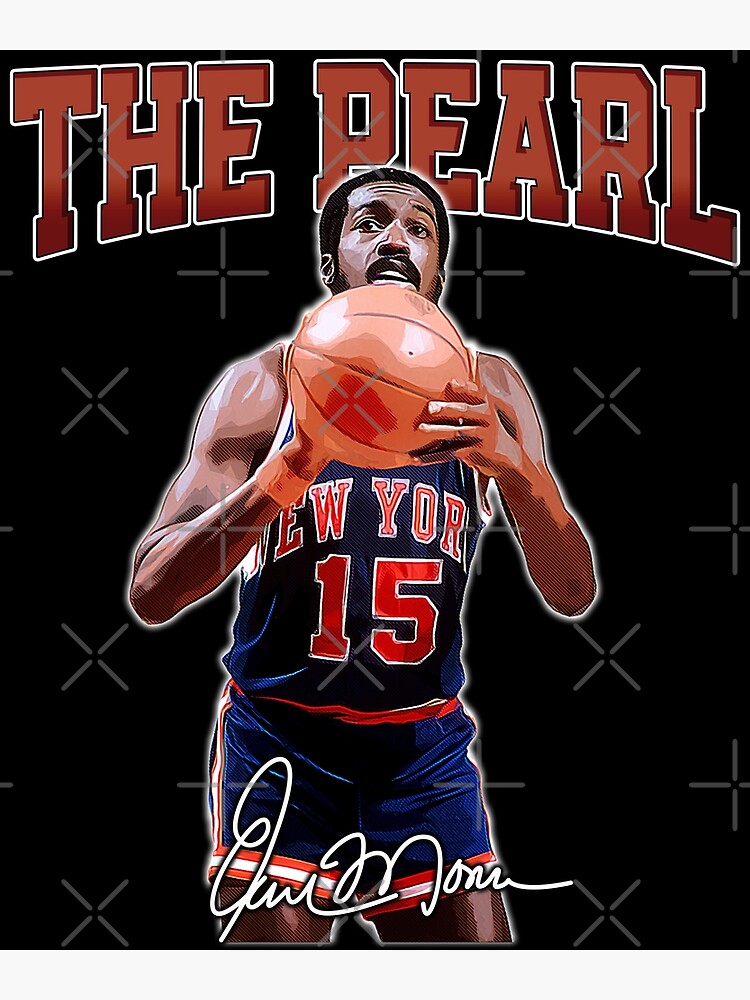 Earl Monroe The Pearl New York Basketball Legend Signature Vintage