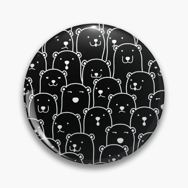 Item preview, Cute Bear (Black) designed and sold by kims-club.