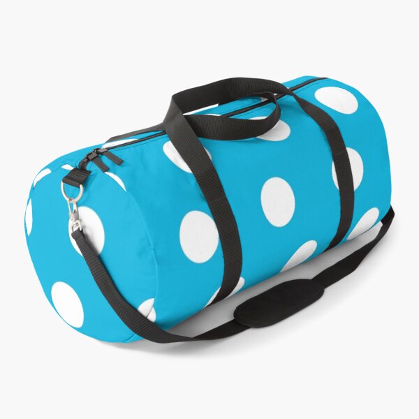 Item preview, Classic Polka Dot Pattern_Medium Cyan Blue designed and sold by mimihuang creations.