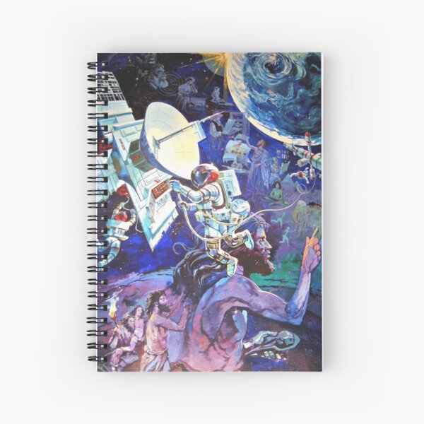 Spaceship Earth Mural Spiral Notebook