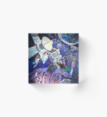 Spaceship Earth Mural Acrylic Block
