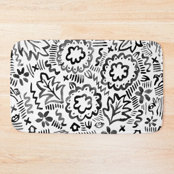 Item preview, hand draw abstract flowers pattern2 designed and sold by quinnstyle.