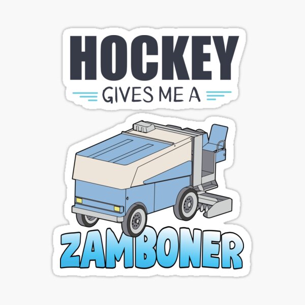 "Zamboni Driver Funny Quote" Sticker by MrEddie10 Redbubble