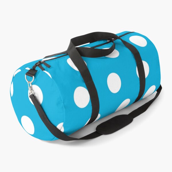 Item preview, Classic Polka Dot Pattern_Medium Cyan Blue designed and sold by mimihuang creations.