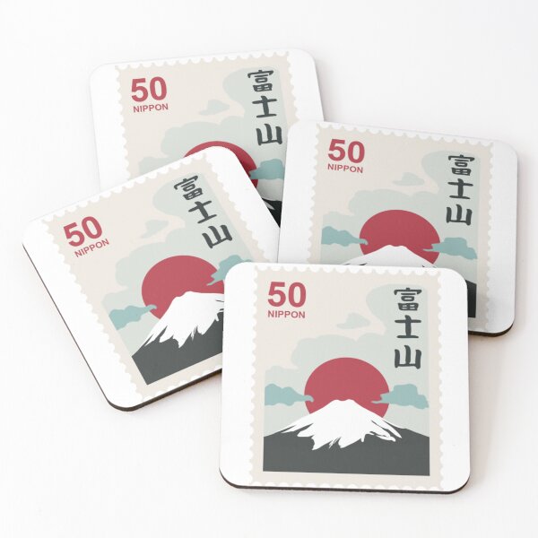 Item preview, Mount Fuji Postage Stamp - Icons of Japan designed and sold by royumi.
