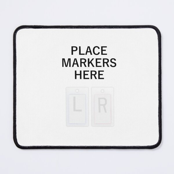 Item preview, Place X-Ray Markers Here Transparent Grey Design designed and sold by HumerusHumor.