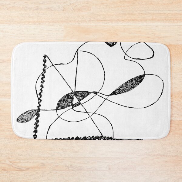 Item preview, hand draw abstract lines designed and sold by quinnstyle.