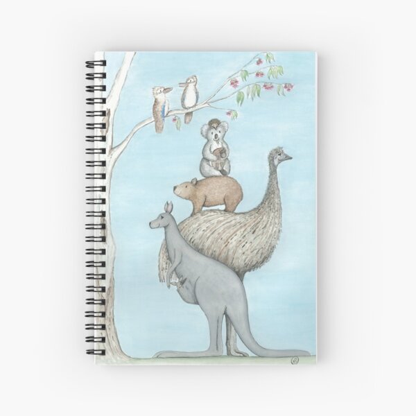 Australian Native Animal Stack Spiral Notebook