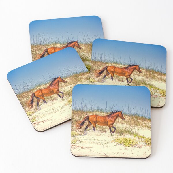 Item preview, Wild Horses at Cumberland Island National Seashore designed and sold by GestaltImagery.