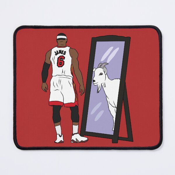 Item preview, LeBron James Mirror GOAT (Miami) designed and sold by RatTrapTees.