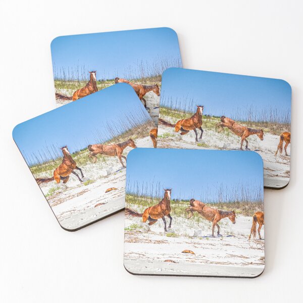 Item preview, Wild Horses at Cumberland Island National Seashore designed and sold by GestaltImagery.