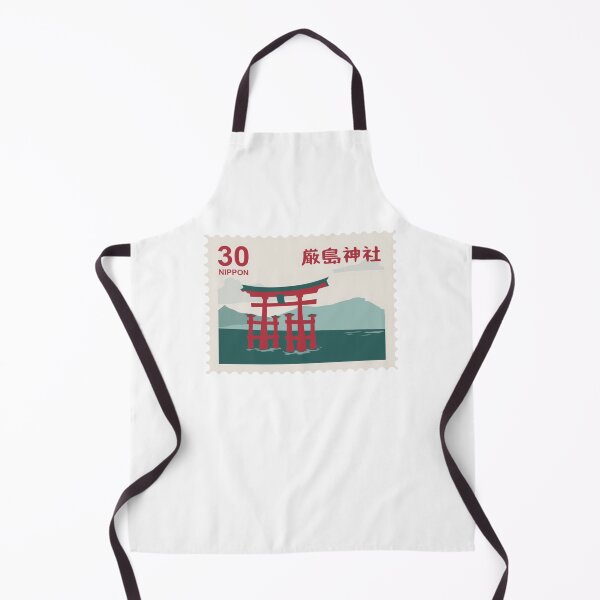 Item preview, Itsukushima Shrine Postage Stamp - Icons of Japan designed and sold by royumi.