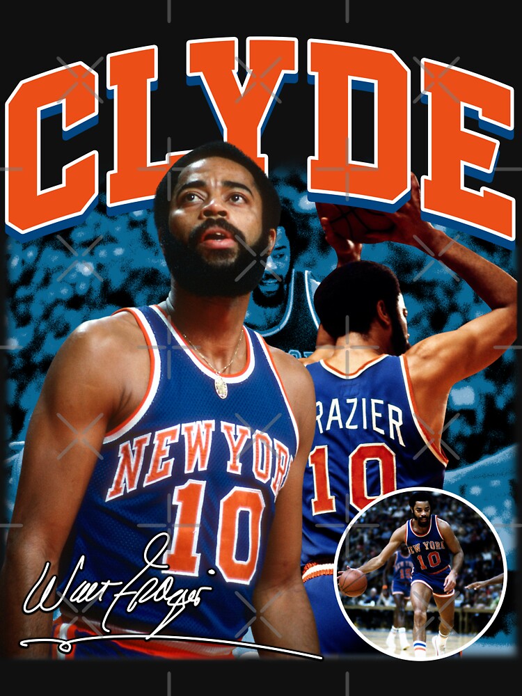 Walt Frazier Clyde New York Basketball Legend Signature Vintage