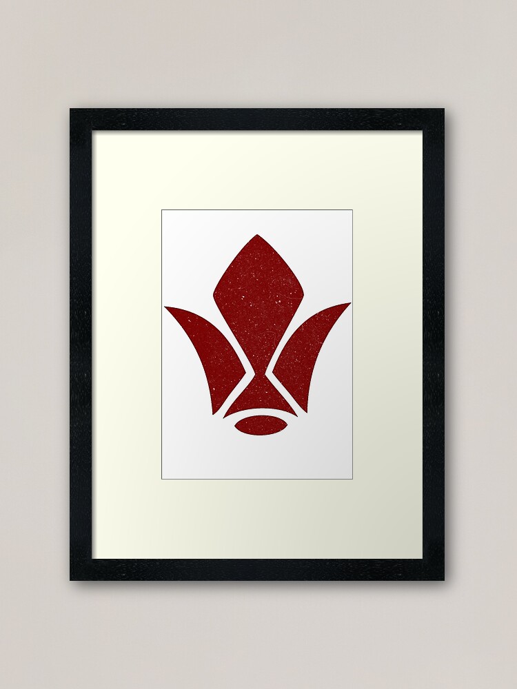 "Gundam Iron Blooded Orphans Barbatos Tekkadan Logo" Framed Art