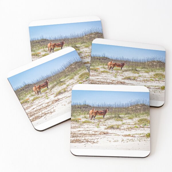 Item preview, Wild Horses at Cumberland Island National Seashore designed and sold by GestaltImagery.