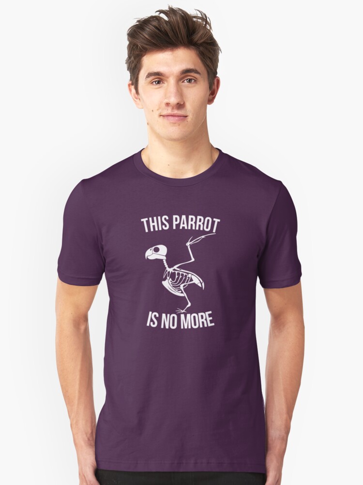 Alternate view of This Parrot Is No More Slim Fit T-Shirt