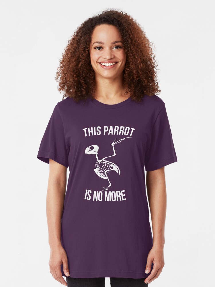 Alternate view of This Parrot Is No More Slim Fit T-Shirt