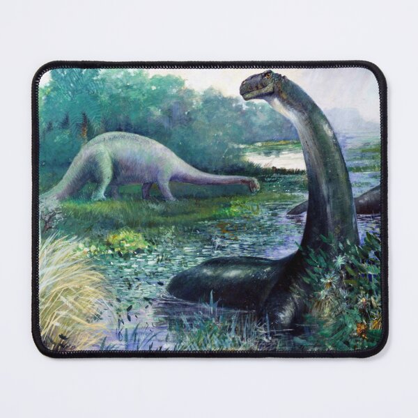 Item preview, Brontosaurus and Diplodocus by Charles R. Knight designed and sold by Amanda1775.