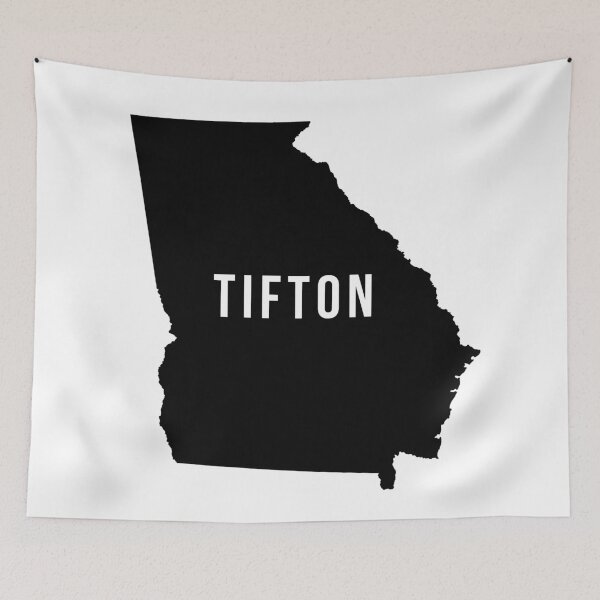Item preview, Tifton, Georgia State Silhouette designed and sold by CartoCreative.