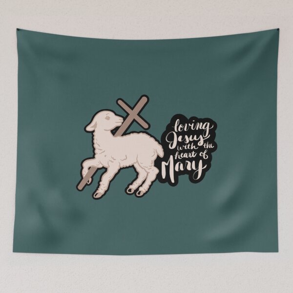 Item preview, Love of the Lambs Art - Loving Jesus With the Heart of Mary    designed and sold by NatalieMurisonN.