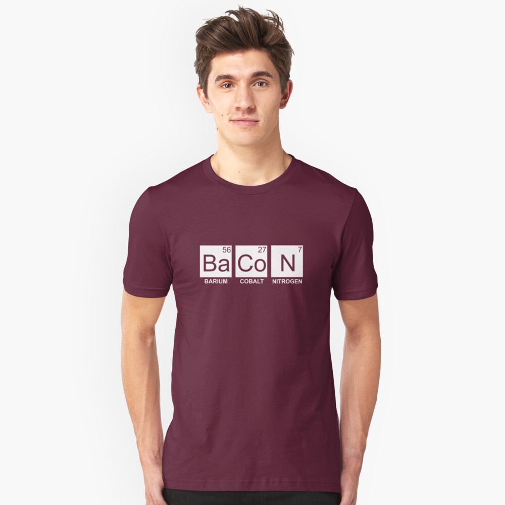 Ba Co N (Bacon) Slim Fit T-Shirt