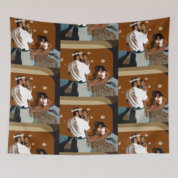 Item preview, Kendrick Lamar Mr.Morale and the Big Steppers painting  designed and sold by NottaDemigod.